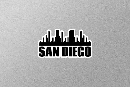 San Diego Skyline Sticker