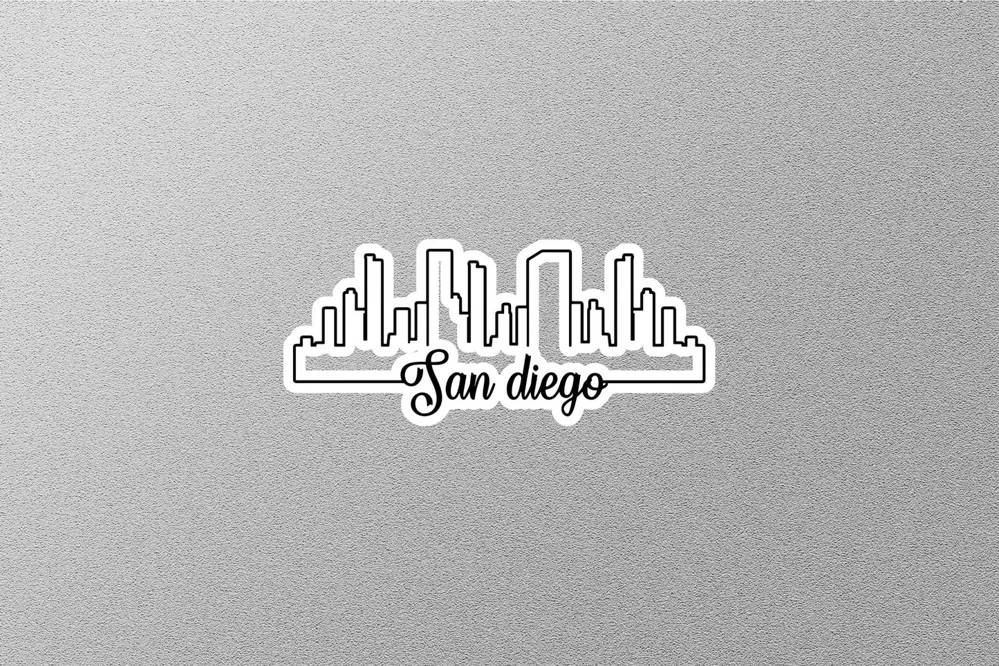 San Diego Skyline Sticker