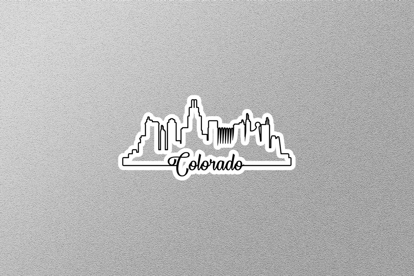 Colorado Skyline Sticker