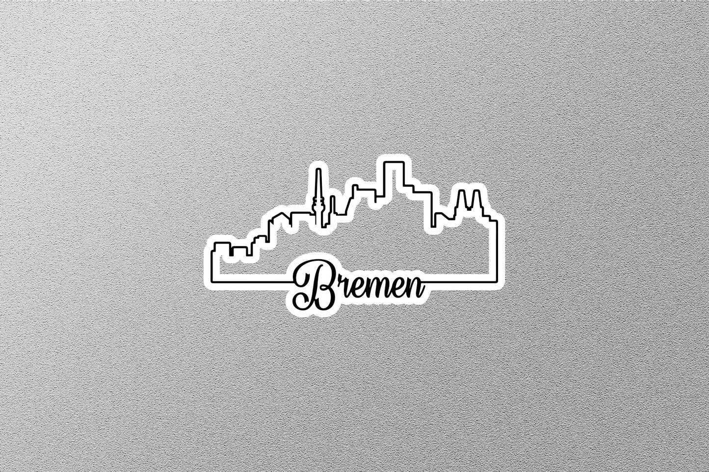 Bremen Skyline Sticker