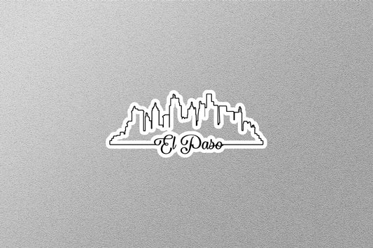 El Paso Skyline Sticker