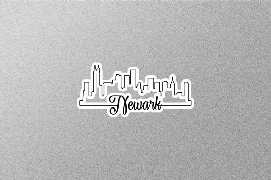 Newark Skyline Sticker