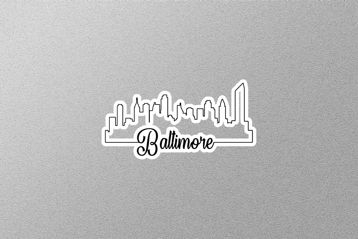 Baltimore Skyline Sticker