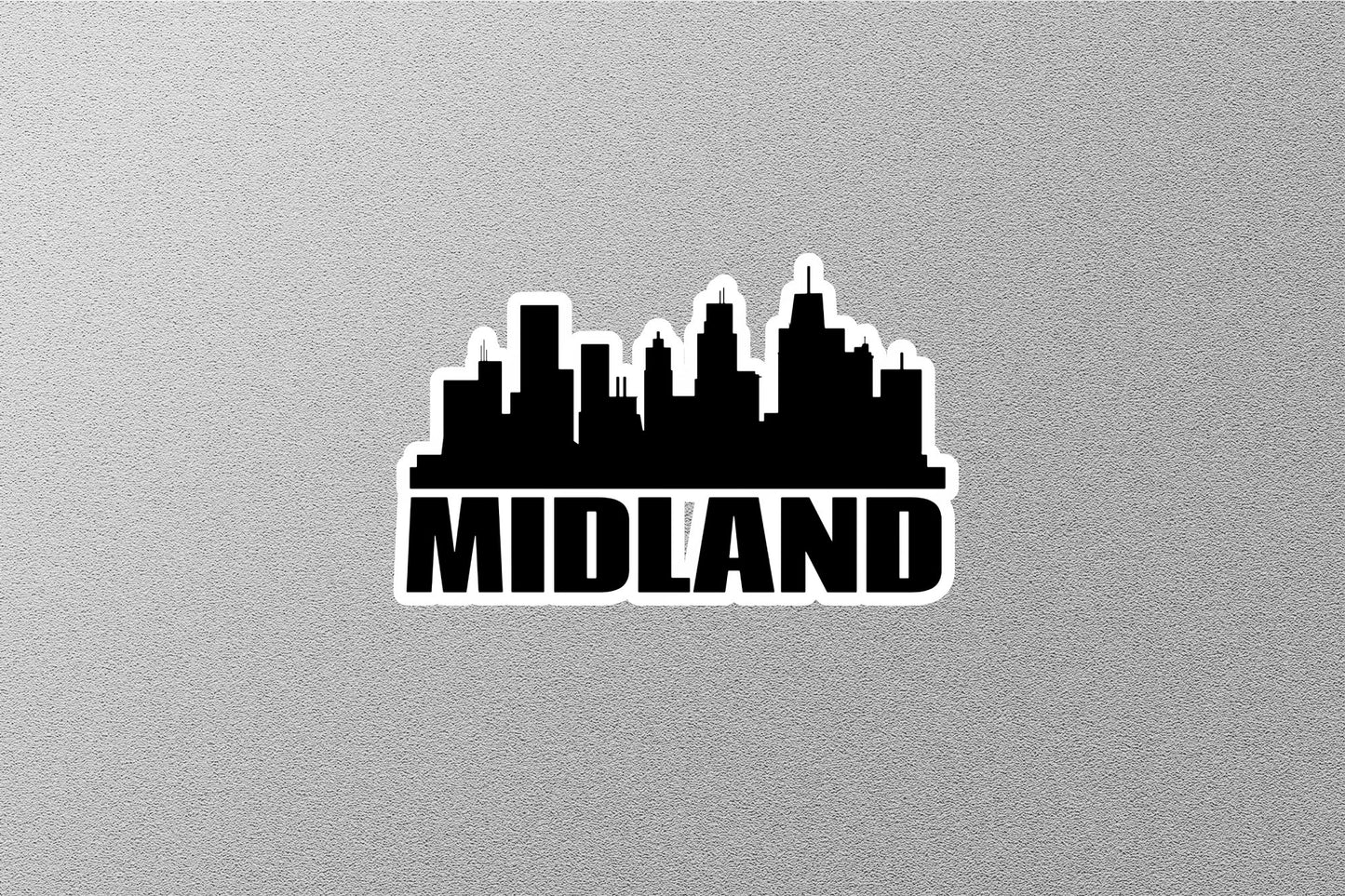 Midland Skyline Sticker