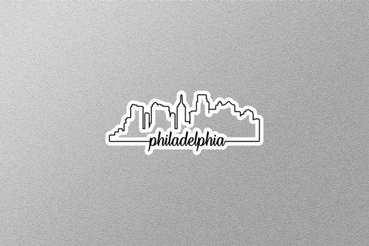Philadelphia Skyline Sticker