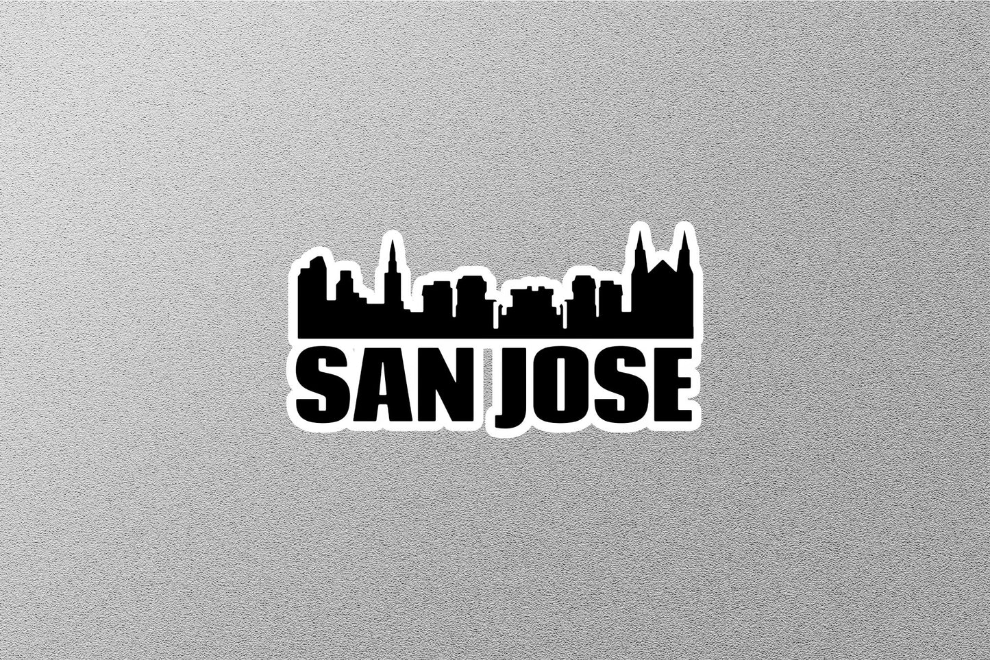San Jose Skyline Sticker