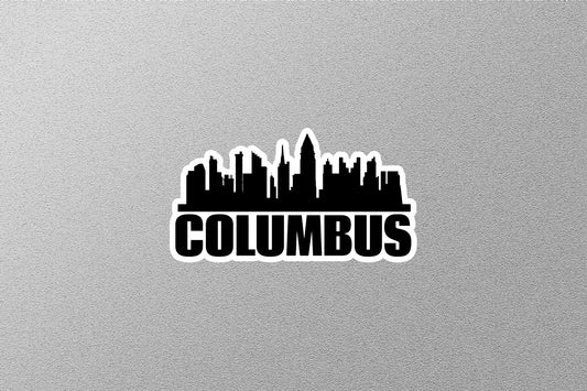 Columbus Skyline Sticker