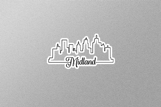 Midland Skyline Sticker