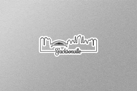 Jacksonville Skyline Sticker