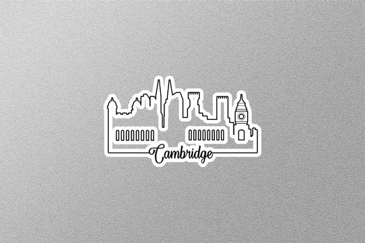 Cambridge Skyline Sticker