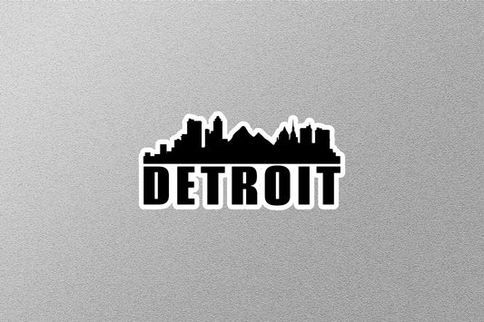 Detroit Skyline Sticker