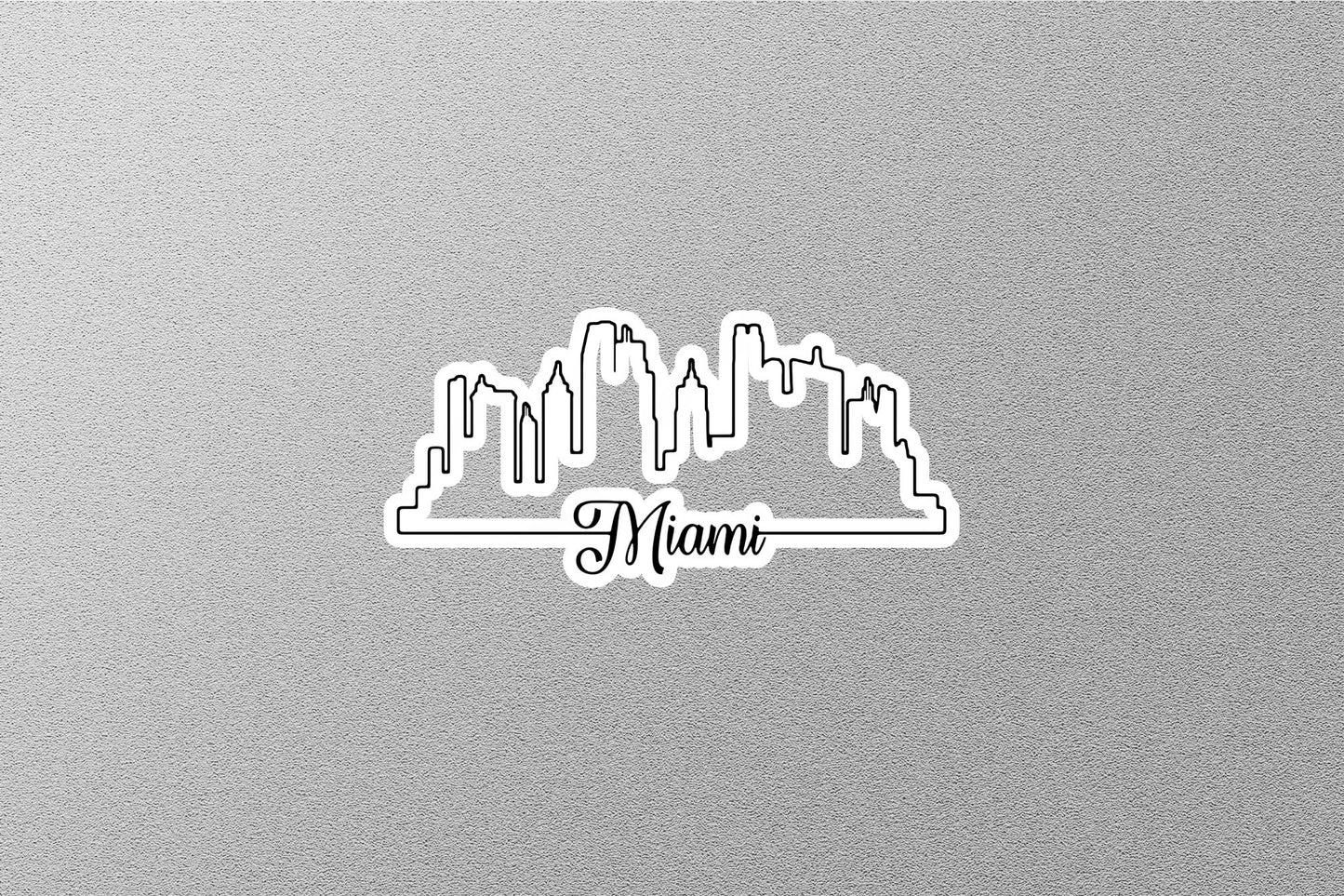 Miami Skyline Sticker