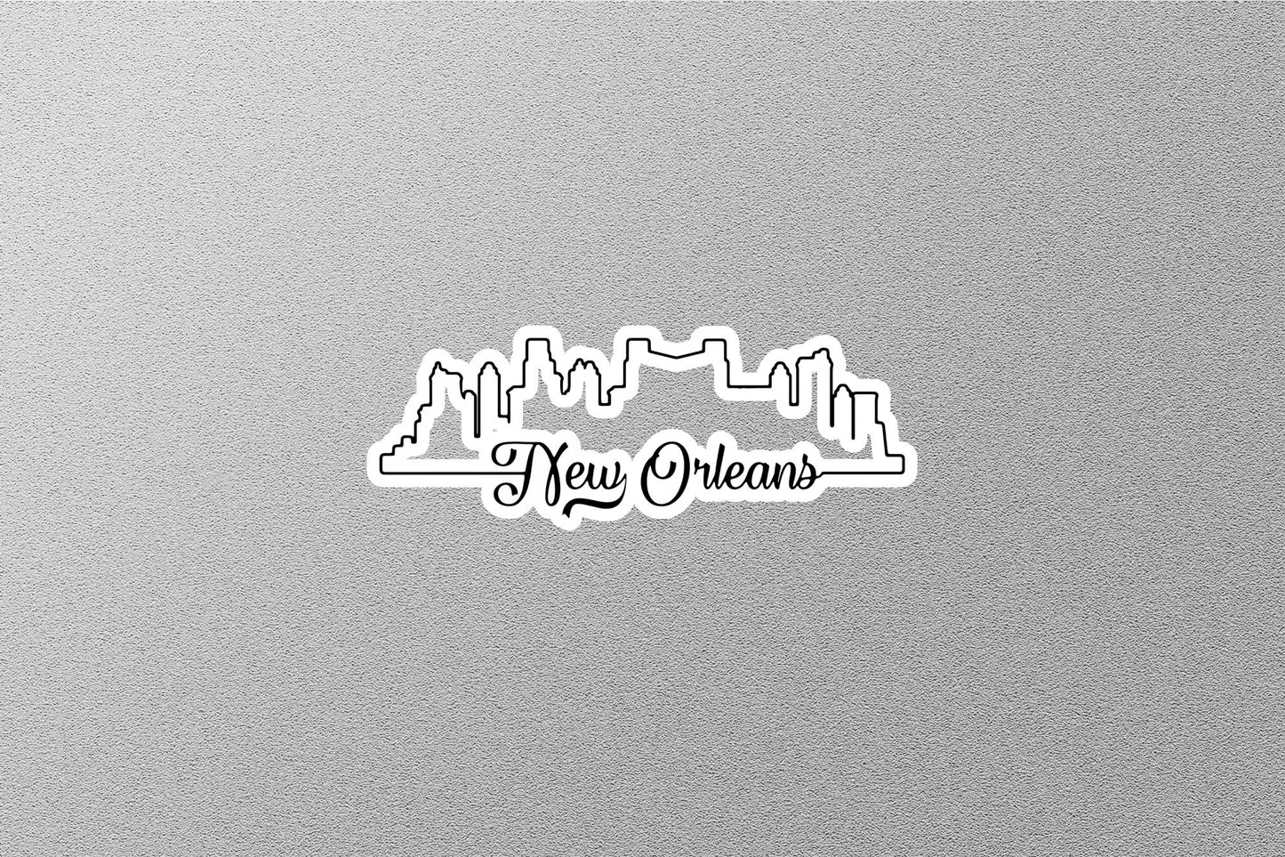 New Orleans Skyline Sticker