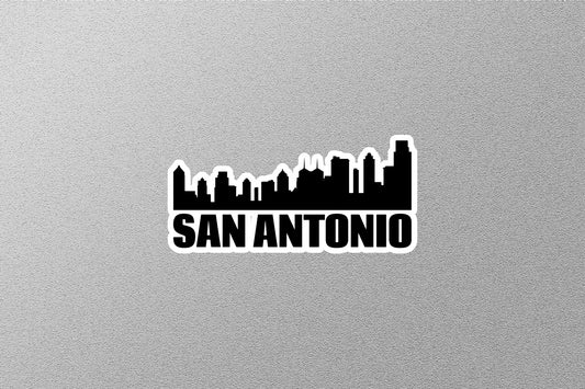 San Antonio Skyline Sticker