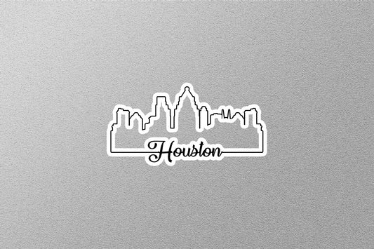Houston Skyline Sticker