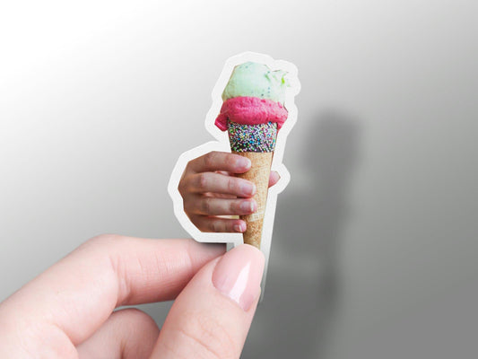 Ice Cream Scoops Sticker