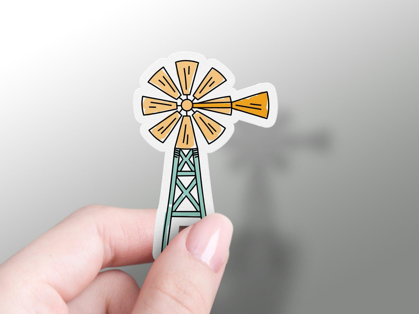 Windmill Sticker